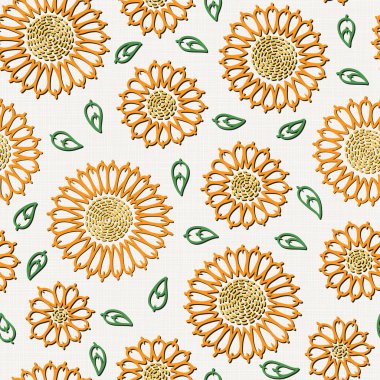  Nakış çiçek seamless modeli keten bezi doku   