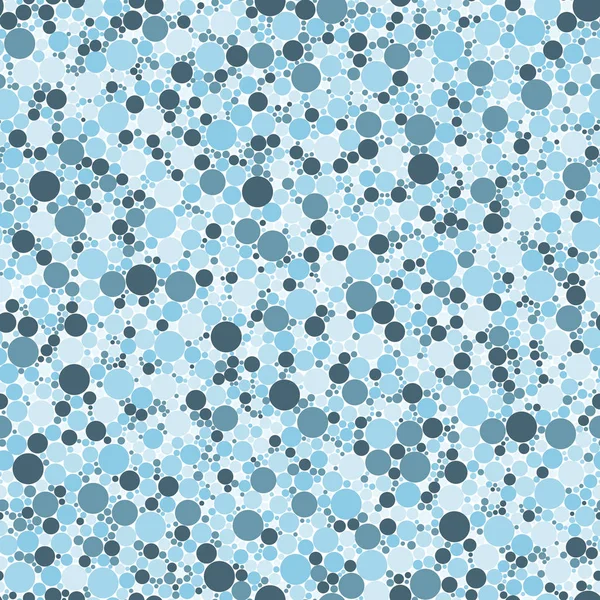 Modèle Abstrait Sans Couture Petits Cercles Bleus Texture Fond — Image vectorielle