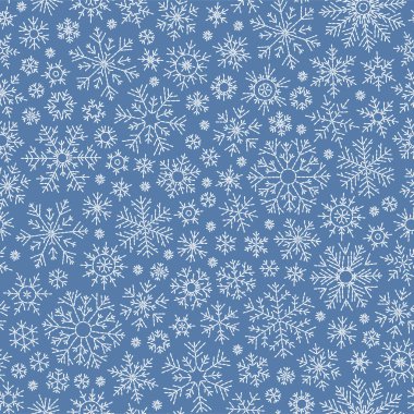 Noel sorunsuz doodle desen kar taneleri ile.