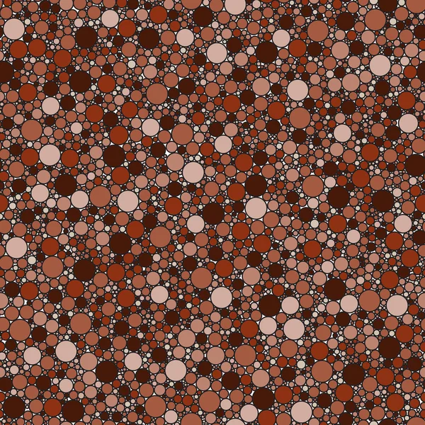 Patrón Abstracto Sin Costuras Círculos Diferentes Colores Caleidoscopio Fondo Papel — Archivo Imágenes Vectoriales