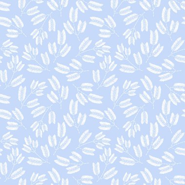 Vintage nakışı çiçek kumaş dokusu. Basit sorunsuz arka plan ile yaprakları, dalları. Nakış dikiş taklit.