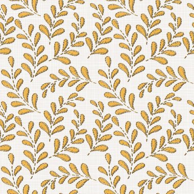 Nakış çiçek seamless modeli keten bezi doku Tekstil, ev dekor, moda, kumaş için.   