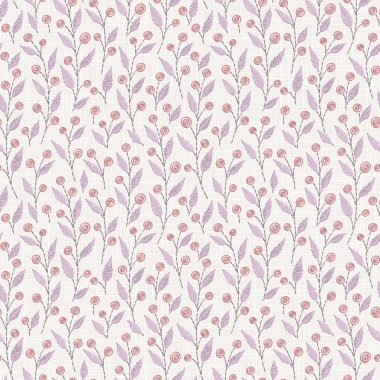 Nakış Tekstil, ev dekor, moda, kumaş için keten kumaş dokusu üzerinde çiçek seamless modeli. dikiş taklit  