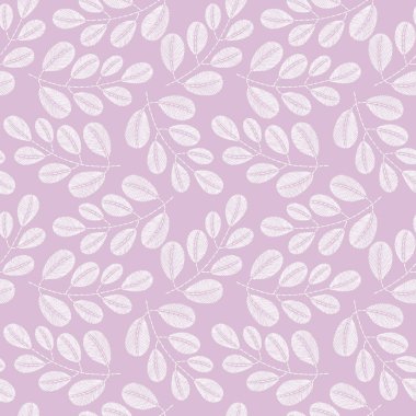 El ile Seamless modeli dalları çizilmiş. Şirin dekorasyon ev dekorasyonu için. Nakış dikiş taklit.
