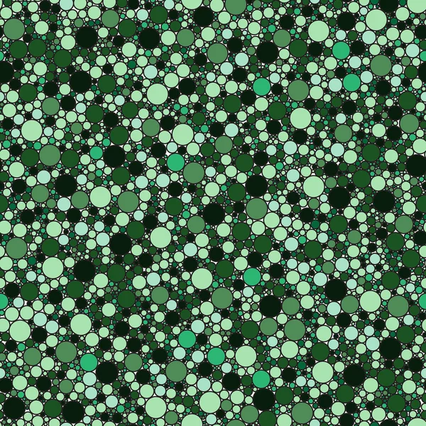 Abstract green circles seamless pattern background.  Decorative wallpaper, good for printing.