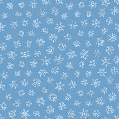 Noel sorunsuz doodle desen kar taneleri ile.