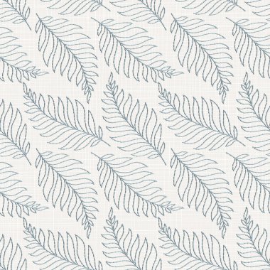 Nakış Tekstil, ev dekor, moda, kumaş için keten kumaş dokusu üzerinde çiçek seamless modeli. dikiş taklit  