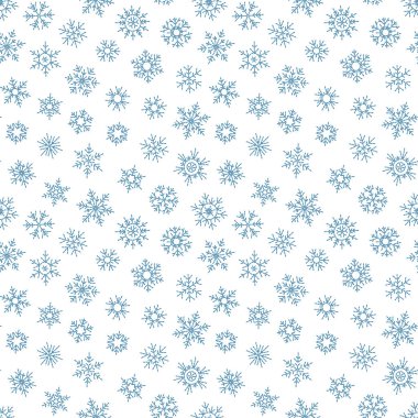 Noel sorunsuz doodle desen kar taneleri ile.