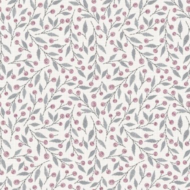 Nakış Tekstil, ev dekor, moda, kumaş için keten kumaş dokusu üzerinde çiçek seamless modeli. dikiş taklit  