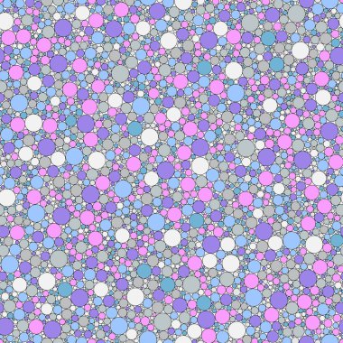 Soyut seamless modeli küçük mavi ve pembe daireler doku arka plan