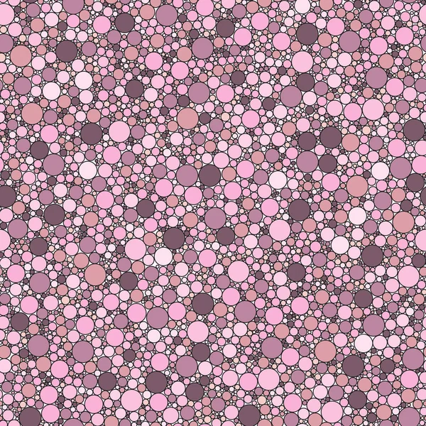 Patrón Sin Costura Abstracto Pequeños Círculos Rosados Textura Fondo — Archivo Imágenes Vectoriales