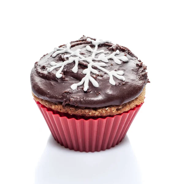 Pastelito de Navidad en blanco — Foto de Stock