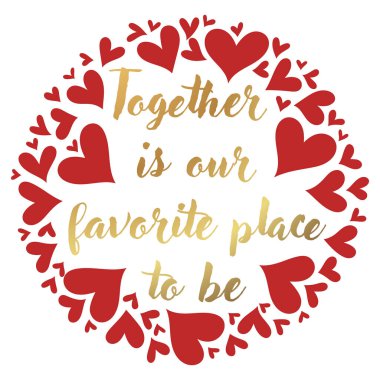 Posterler, t shirt, evlilik için romantik el çizilmiş tipografi alıntı