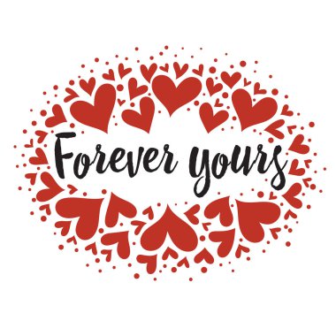 Posterler, t shirt, evlilik için romantik el çizilmiş tipografi alıntı