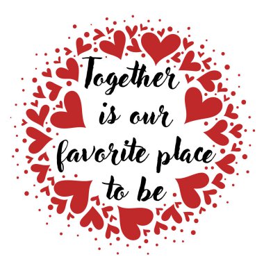 Posterler, t shirt, evlilik için romantik el çizilmiş tipografi alıntı