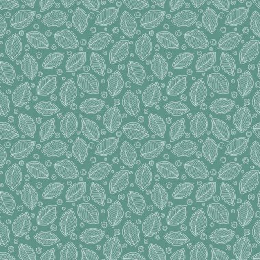 güzel bahar yaprakları seamless modeli