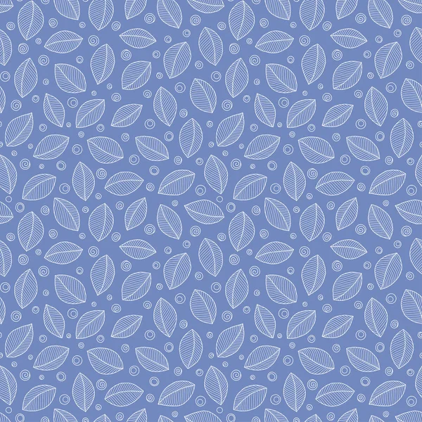 Blauwe kleur naadloze patroon — Stockvector