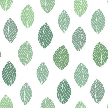 güzel bahar yaprakları seamless modeli