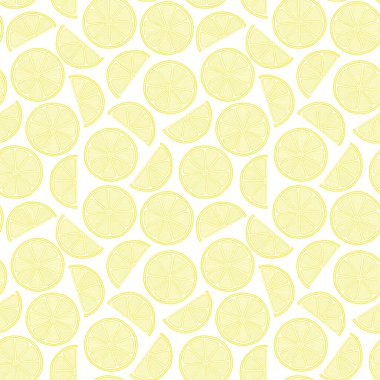 Taze limon arka plan, el çizilmiş.