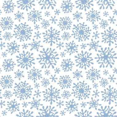 Noel sorunsuz doodle desen kar taneleri ile