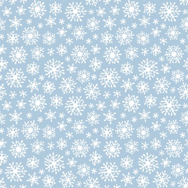 Noel sorunsuz doodle desen kar taneleri ile