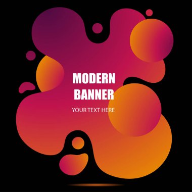 Renk soyut sıvı şekil, yarım ton desenleri, sıvı renk örtüşen arkaplan