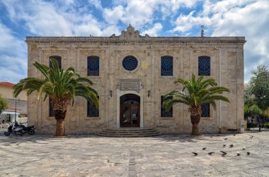 Heraklion, Crete / Yunanistan: Agios Titos Tapınağı Saint Titus için adanmış Heraklion, Girit, bir Ortodoks Kilisesi olduğunu. Mevcut kilise 1869 yılında inşa edilmiştir. Dış görünüm