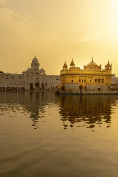 GOLDEN TEMPLE AT DUSK, AMRITSAR, INDIA - The magnificent golden temple at the golden hour