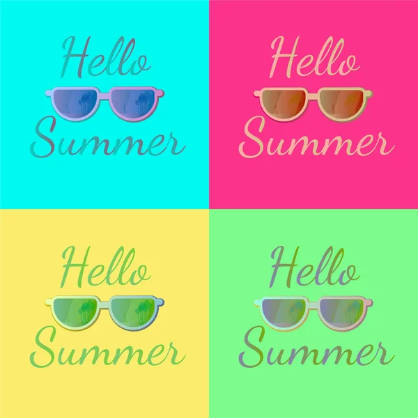 renkli gözlük Merhaba yaz