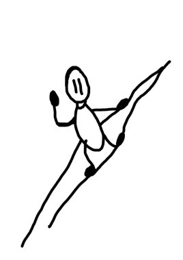 çizim siyah ve beyaz. Not fikri