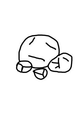 çizim siyah ve beyaz. Not fikri