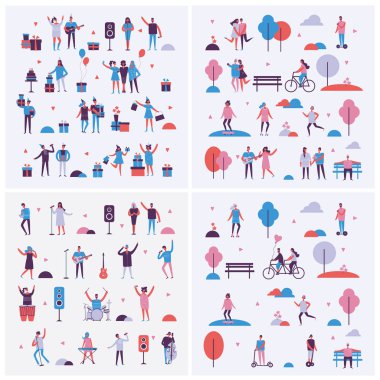 Grubu taşıma kümesi. Boş zaman etkinliği, hafta sonu.