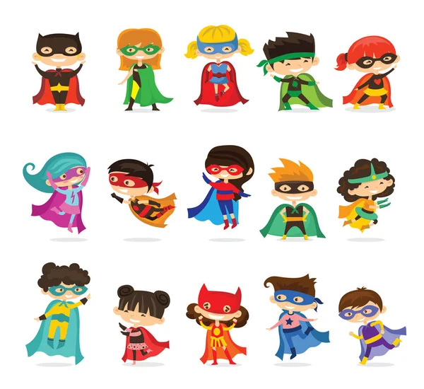 Niños superheroes imágenes de stock de arte vectorial | Depositphotos Niños superheroes imágenes de stock de arte vectorial | Depositphotos
