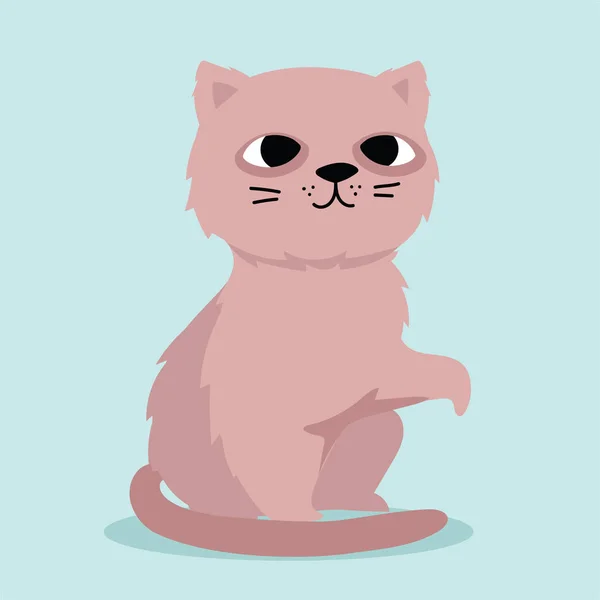 Schattige katten avatars — Stockvector