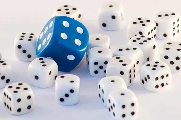 Group Dice White Background — Stock Photo, Image