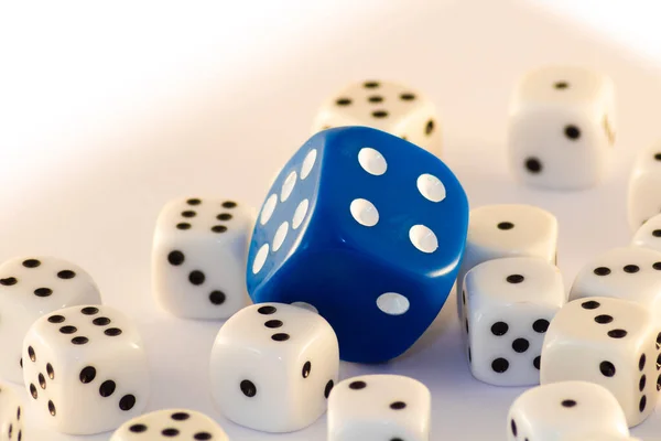 Group Dice White Background — Stock Photo, Image