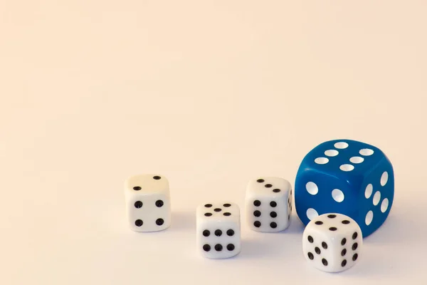 Group Dice White Background — Stock Photo, Image