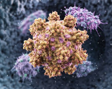 3D render, mikrobiyolojik arka plan, virüs, patojen, enfeksiyon, sağlık, beyaz, bakteri izole öğeleri