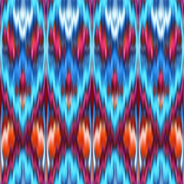 Naadloze Abstracte Textuur Etnische Ikat Patroon Retro Ingewikkelde Achtergrond Naadloze — Stockfoto