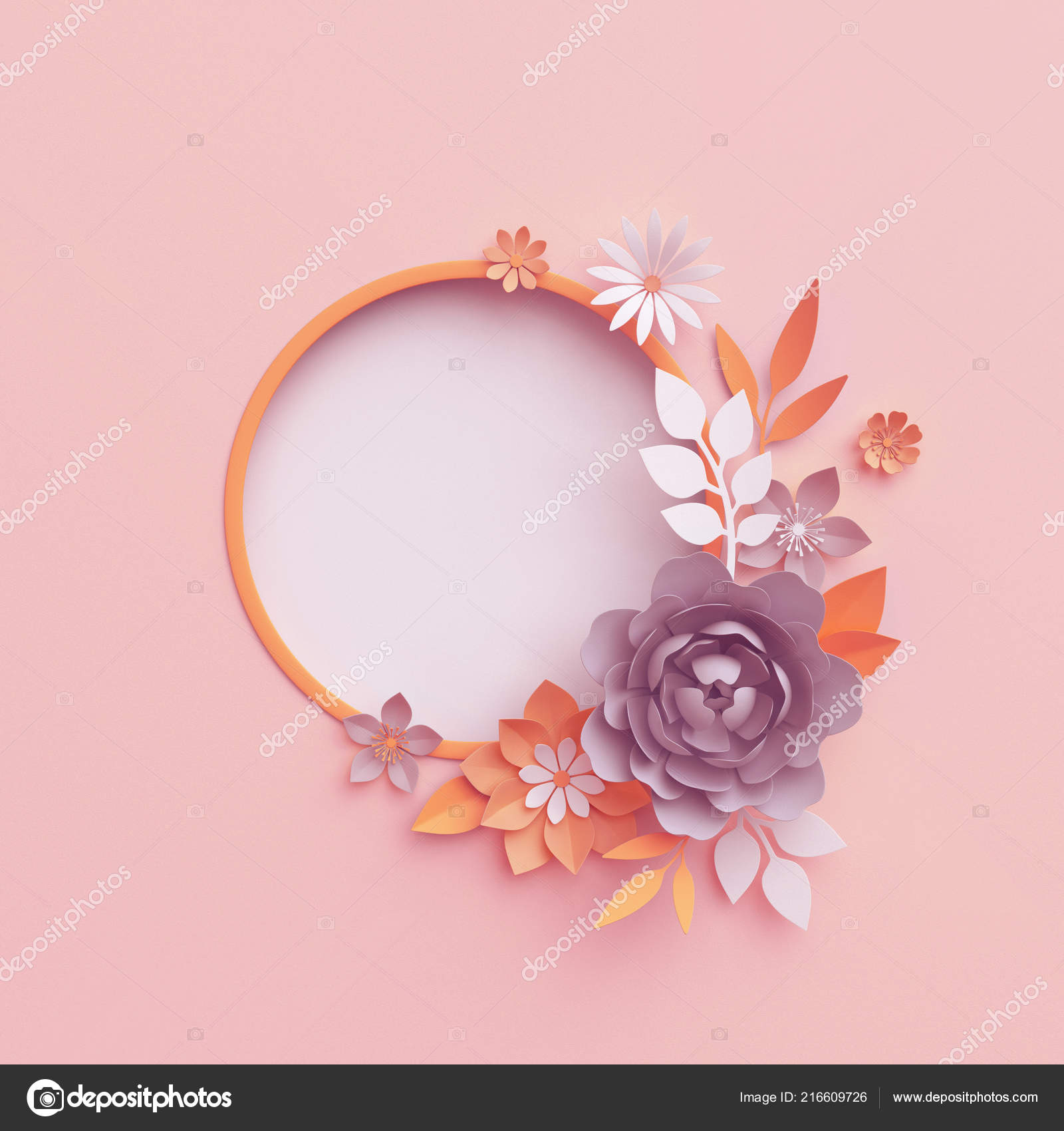 Decoracion De Pared Con Flores De Papel Flores De Papel