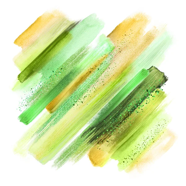 Abstract Grungy Paint Smears Isolated White Watercolor Brush Strokes Creative — Stock Photo, Image