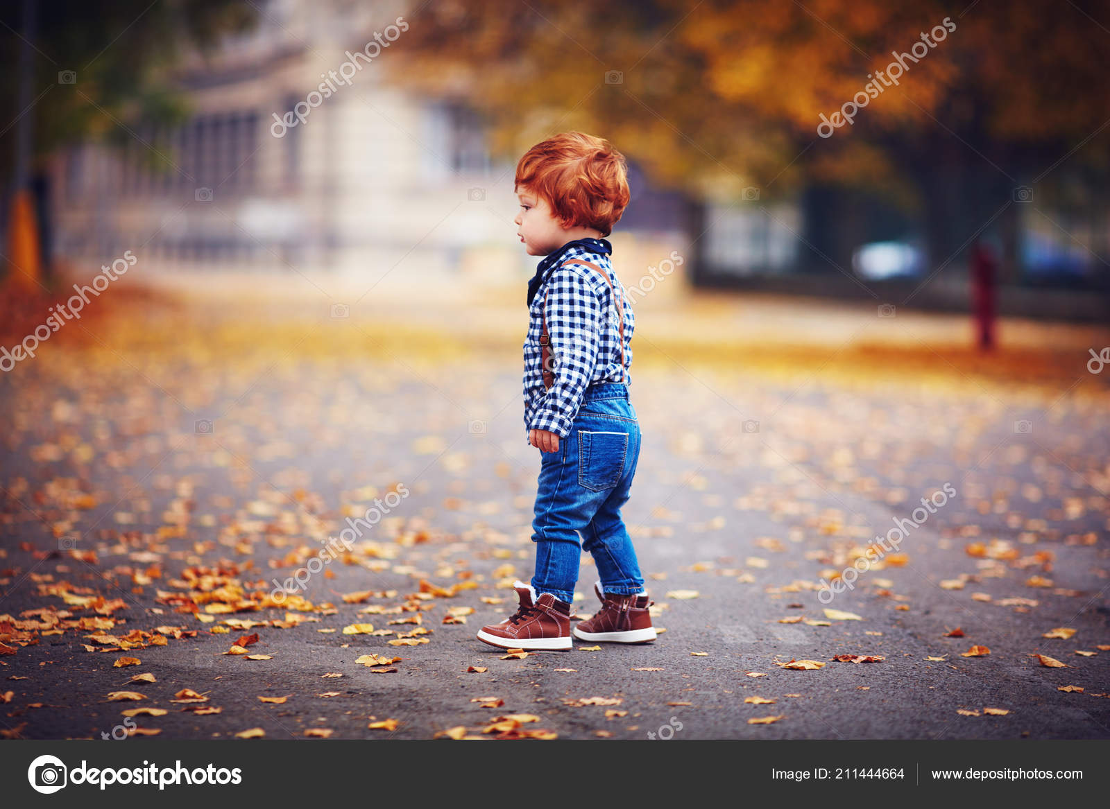 Mignon Rousse Tout Petit Bebe Garcon Marche Parmi Les Feuilles Photographie Olesiabilkei C Mignon Rousse Tout Petit Bebe Garcon Marche Parmi Les Feuilles Photographie Olesiabilkei C