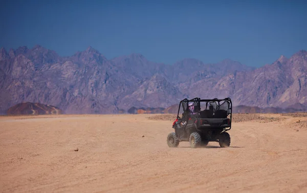 riding a buggy car through the desert. thrill tourism adventures