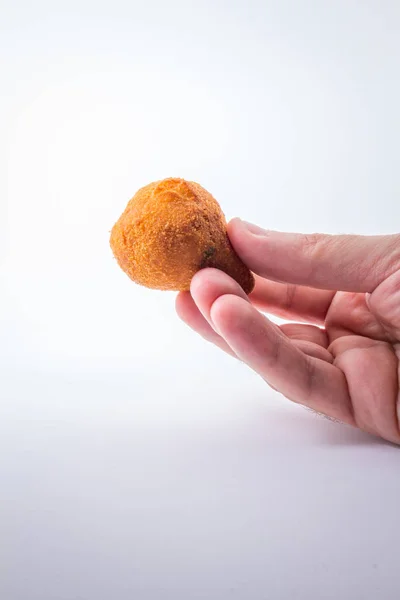 Lanche Brasileiro Coxinha Alimentos Brasileiros — Fotografia de Stock