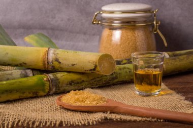 Cachaca, Brezilya 'da şeker kamışı ile yapılan tipik bir alkollü içeceğin adıdır. Brezilya 'dan geleneksel bir içecek..