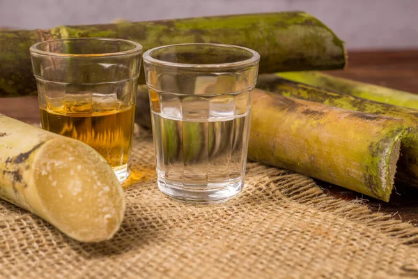 Cachaca Nombre Una Bebida Alcohólica Típica Producida Brasil Hecha Con Fotos De Stock