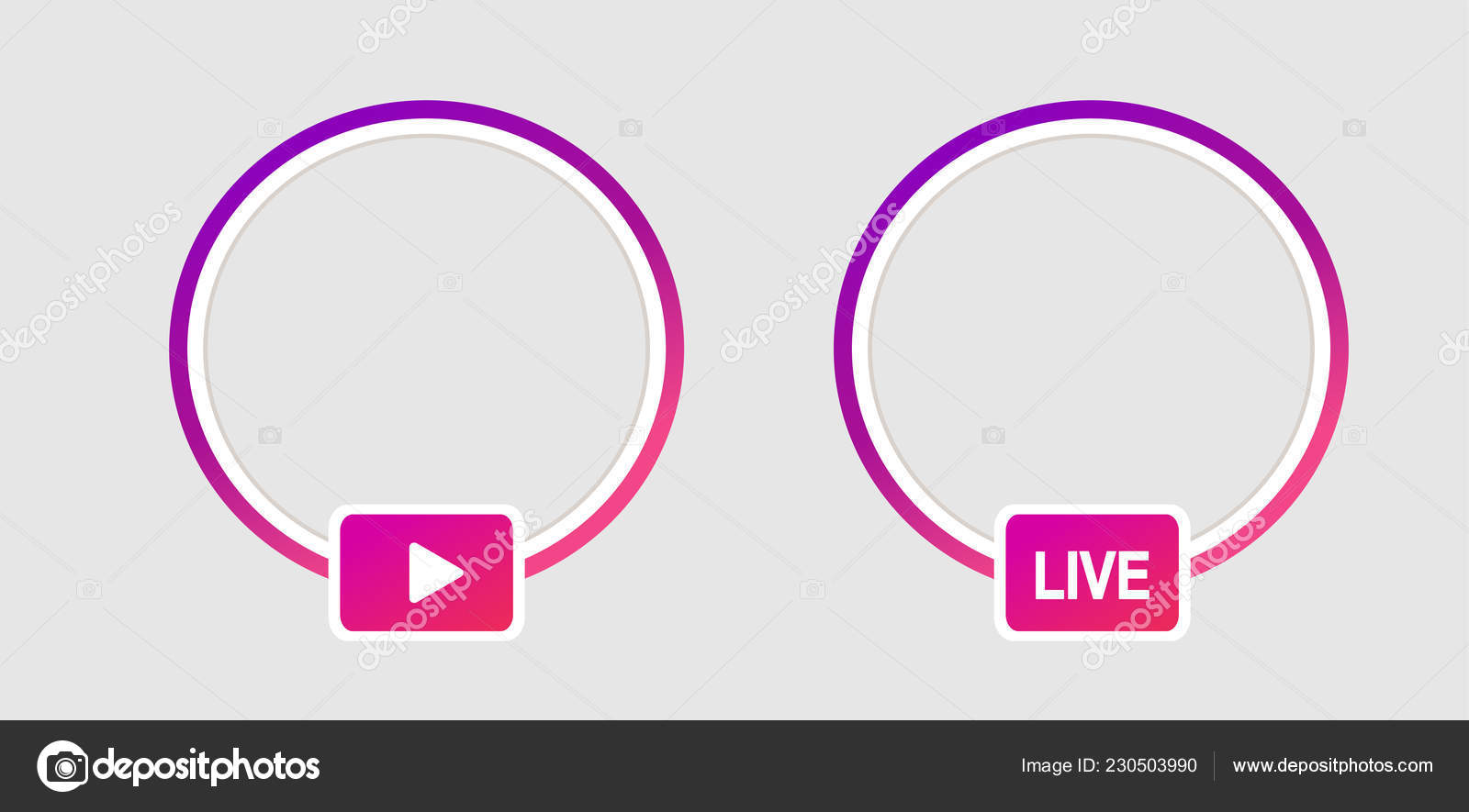 532 Instagram Live Vector Images Free Royalty Free Instagram Live Vectors Depositphotos