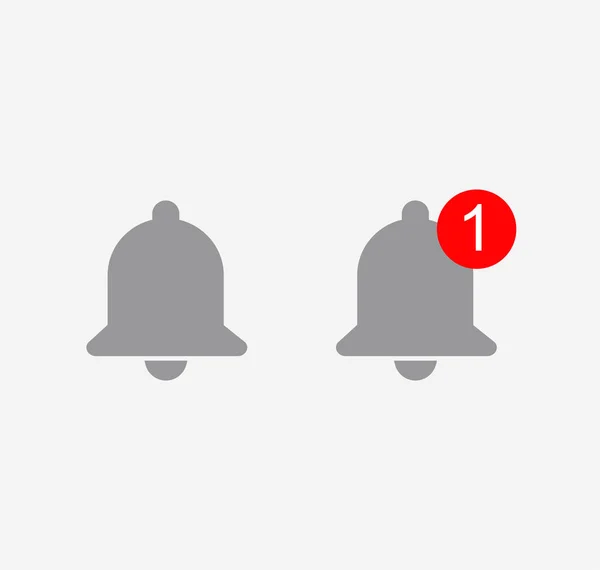 YouTube zil simge vektör. Çan youtube Kullanıcı arabirimi. bildirim youtube zil gri simge vektör