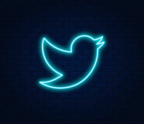 Pájaro Twitter Fondo Ave Twitter Vector Pájaro Twitter Icono — Archivo Imágenes Vectoriales