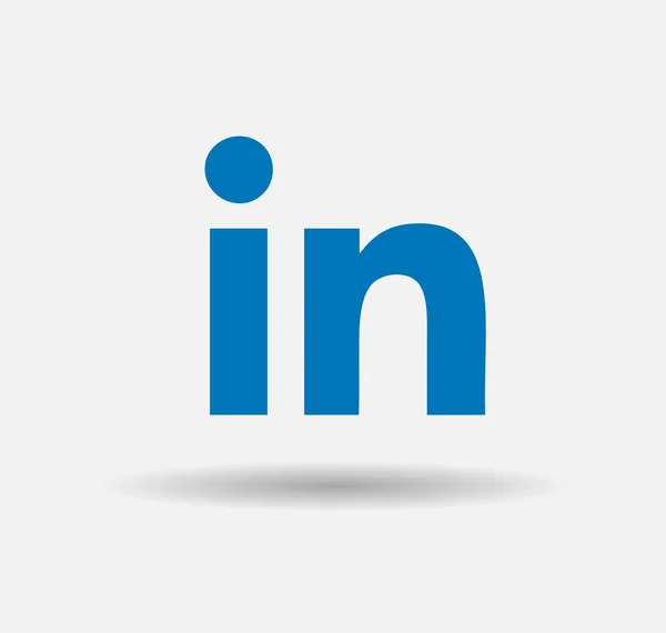 mavi vektör arka plan LinkedIn. mavi vektör simge LinkedIn .hiç vektör afiş LinkedIn